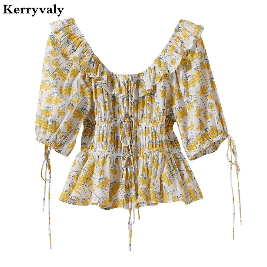 High Quality Summer Cotton Ruffled Yellow Shirt Womens Tops and Blouses 2021 Casual Puff Sleeve Shirts Streetwear K9958
High Quality Summer Cotton Ruffled Yellow Shirt Womens Tops and Blouses 2021 Casual Puff Sleeve Shirts Streetwear K9958