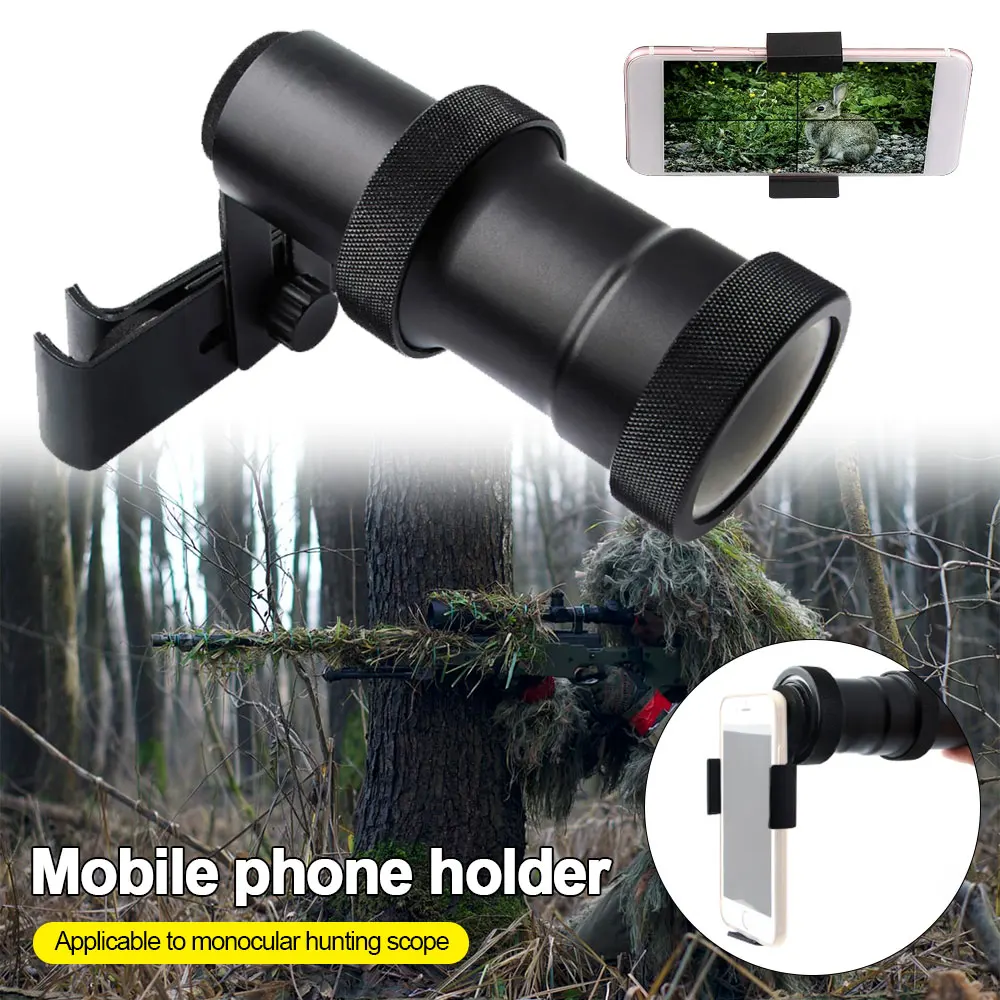 Universal Phone Lens Mounting Adapter For Rifle Scope Adapter Camera Bracket Connecting the Scope to Holder Monocular Bracket
Universal Phone Lens Mounting Adapter For Rifle Scope Adapter Camera Bracket Connecting the Scope to Holder Monocular Bracket