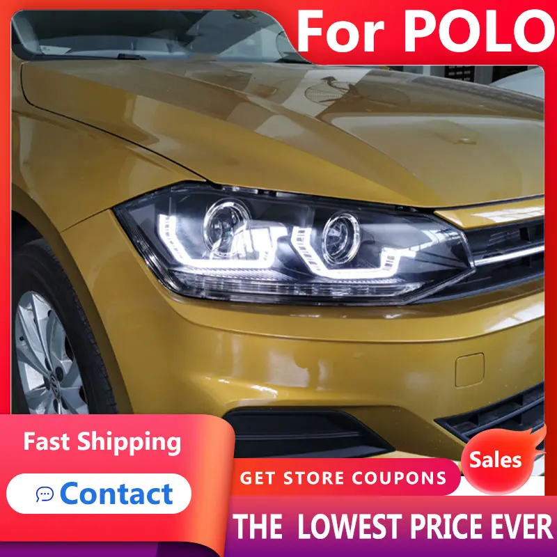 Автомобильные фары VW POLO s 2018-2020 ДХО дневные ходовые огни светодиодсветодиодный Биксеноновая лампа Противотуманные фары s автомобильный аксессуар фара поло
Автомобильные фары VW POLO s 2018-2020 ДХО дневные ходовые огни светодиодсветодиодный Биксеноновая лампа Противотуманные фары s автомобильный аксессуар фара поло