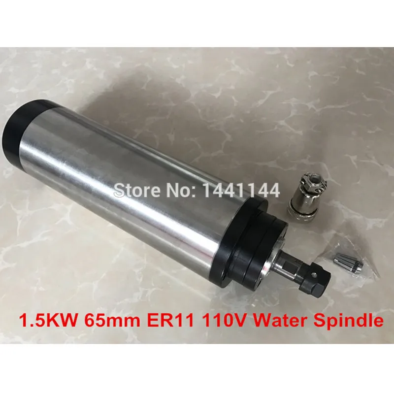 1.5KW Water Cooled Spindle CNC ER16/11 220V/110V Spindle Motor 80/65mm Water Cooled Spindle With 4 Bearings
1.5KW Water Cooled Spindle CNC ER16/11 220V/110V Spindle Motor 80/65mm Water Cooled Spindle With 4 Bearings