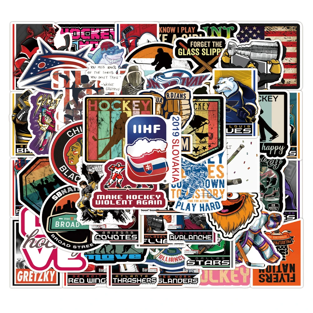 10/30/50PCS Cool Hockey Stickers Aesthetic for Laptop Skateboard Water Bottle Waterproof Graffiti Decals Sticker Packs Kid Toys
10/30/50PCS Cool Hockey Stickers Aesthetic for Laptop Skateboard Water Bottle Waterproof Graffiti Decals Sticker Packs Kid Toys