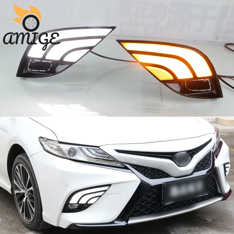 Auto Accessory For Toyota Camry 2018 2019 XSE SE LED Daylights Turn Signal DRL Car LED Daytime Running Light
Auto Accessory For Toyota Camry 2018 2019 XSE SE LED Daylights Turn Signal DRL Car LED Daytime Running Light