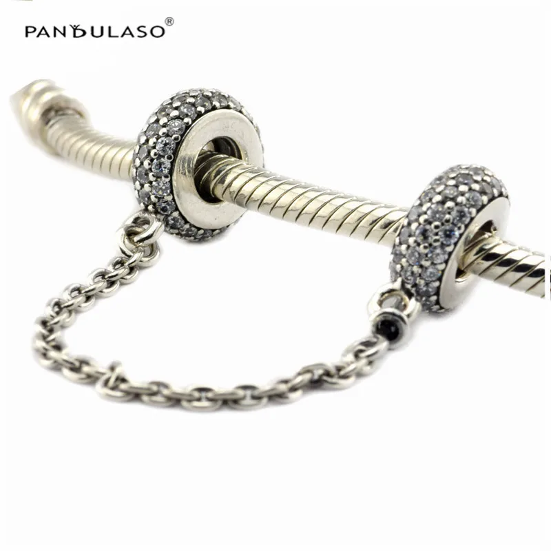 Pave Inspiration Safety Chain Sterling Silver Jewelry For Beaded Chain Bracelets & Bangles Woman DIY Beads For Jewelry Making
Pave Inspiration Safety Chain Sterling Silver Jewelry For Beaded Chain Bracelets & Bangles Woman DIY Beads For Jewelry Making