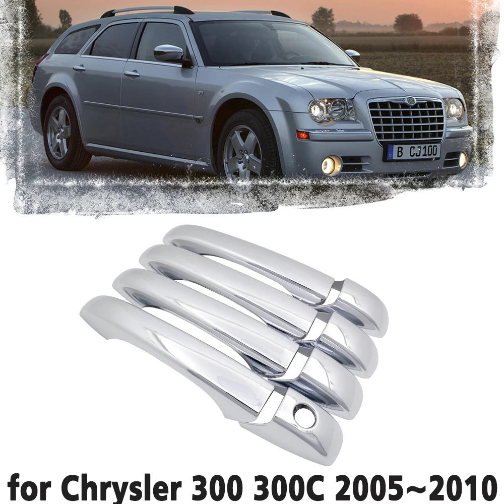 Luxury chrome door handle cover trim protection cover for Chrysler 300 300C 2005~2010 Car accessory sticker 2006 2007 2008 2009
Luxury chrome door handle cover trim protection cover for Chrysler 300 300C 2005~2010 Car accessory sticker 2006 2007 2008 2009