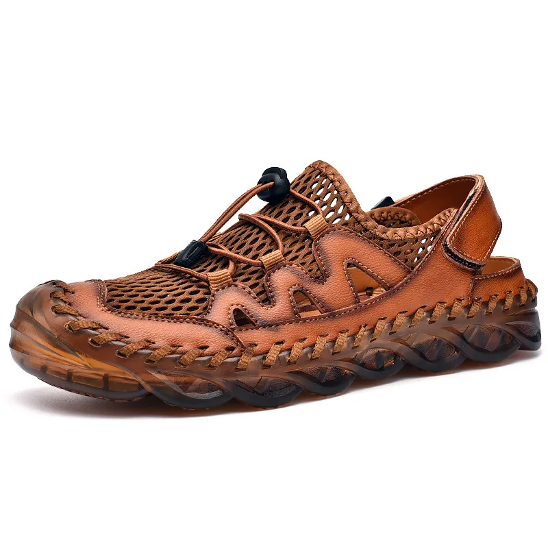 Nice Summer Shoes Men Beach Sandals Flat Non-slip Thick Sole Water Shoes Mens Sandals Male Summer Holiday Shoes KA3518
Nice Summer Shoes Men Beach Sandals Flat Non-slip Thick Sole Water Shoes Mens Sandals Male Summer Holiday Shoes KA3518