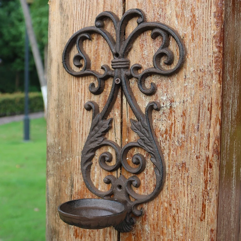 JD European Style Candle Holder Cast Iron Wall Hanging Candle Holder Retro Home Courtyard Garden Decoration Hardware
JD European Style Candle Holder Cast Iron Wall Hanging Candle Holder Retro Home Courtyard Garden Decoration Hardware