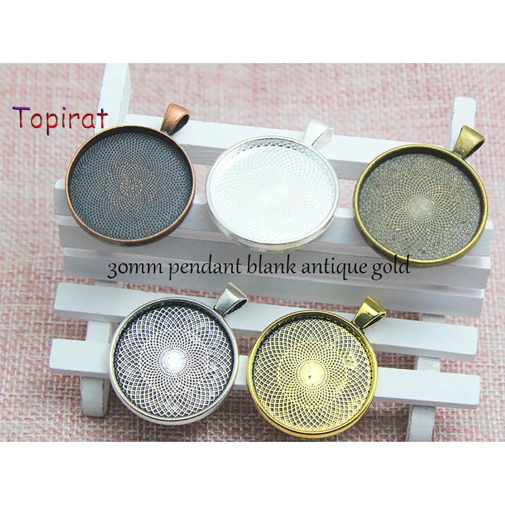 30/50/100pcs 30mm Round Pendant Blank Base Trays Setting Cabochons Blank Base DIY Jewelry Accessories
30/50/100pcs 30mm Round Pendant Blank Base Trays Setting Cabochons Blank Base DIY Jewelry Accessories