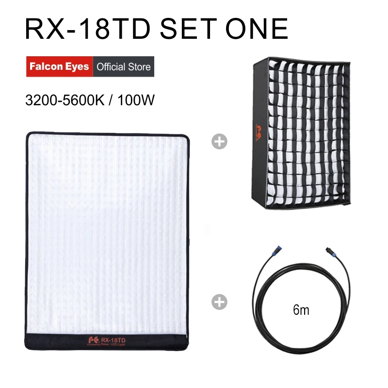 Falcon Eyes For Video Studio Light 2x1.51ft Bi-Color 100W Waterproof LED Fotografia Profesional Lighting with Softbox &Cable kit
Falcon Eyes For Video Studio Light 2x1.51ft Bi-Color 100W Waterproof LED Fotografia Profesional Lighting with Softbox &Cable kit