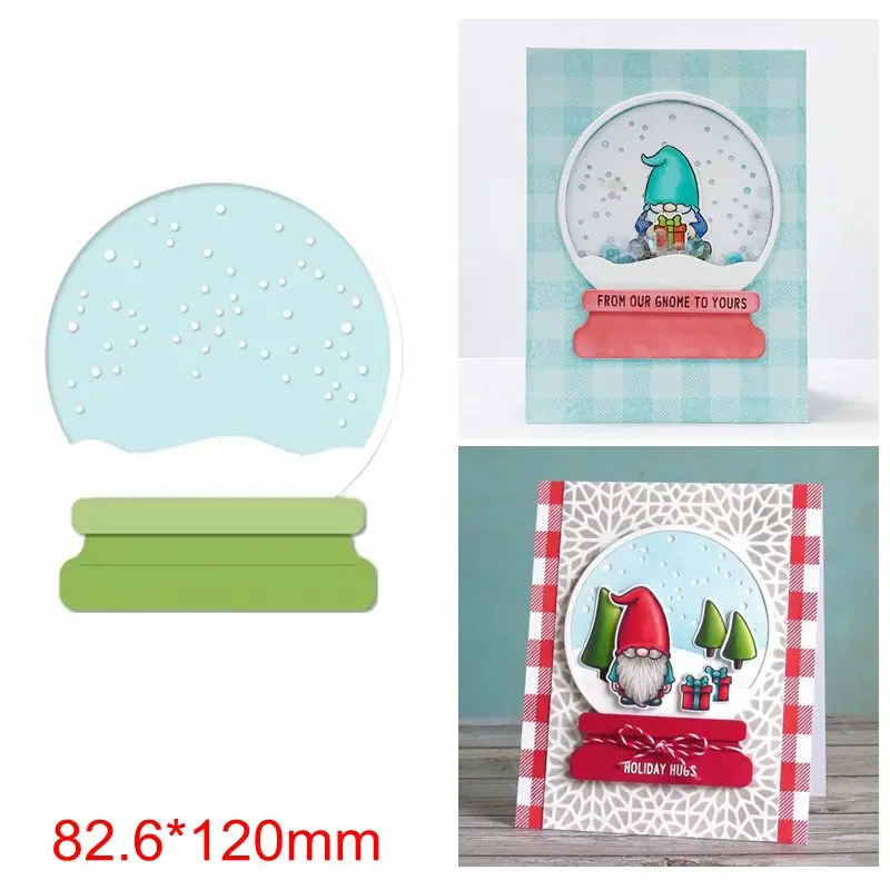 Metal Cutting Dies Merry Christmas Crystal Ball Snow Frame DIY Scrapbook Craft Making Cards Photo Album Supply Dies New Template
Metal Cutting Dies Merry Christmas Crystal Ball Snow Frame DIY Scrapbook Craft Making Cards Photo Album Supply Dies New Template