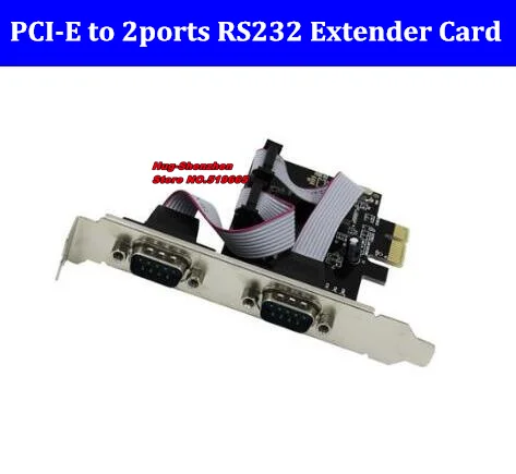 PCI-E to 2-port RS232 Extender Card PCI Express to COM DB9 serial port Industrial Control Extension Card for PC compuer
PCI-E to 2-port RS232 Extender Card PCI Express to COM DB9 serial port Industrial Control Extension Card for PC compuer