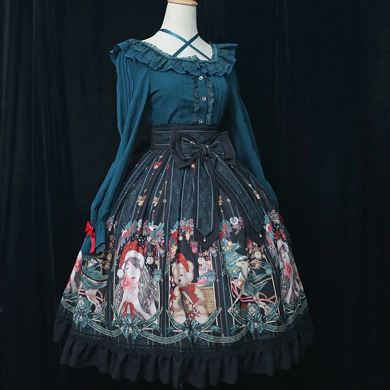 Gothic palace sweet lolita skirt vintage falbala bowknot cute printing cardigan victorian skirt kawaii girl gothic lolita sk cos
Gothic palace sweet lolita skirt vintage falbala bowknot cute printing cardigan victorian skirt kawaii girl gothic lolita sk cos