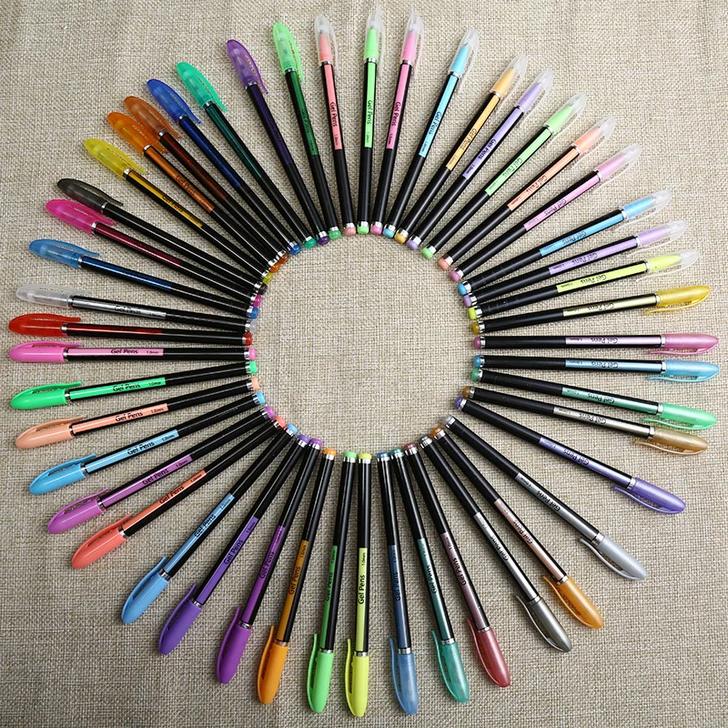 48 Color Student Stationery Set Album DIY Color Gel Pen, 48 Color Glitter Highlighter Children Graffiti Pen
48 Color Student Stationery Set Album DIY Color Gel Pen, 48 Color Glitter Highlighter Children Graffiti Pen