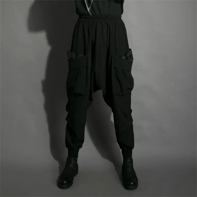 Personalized dark fashion brand autumn and winter loose micro-span nine-point overalls, footwear pants, feet harem pants
Personalized dark fashion brand autumn and winter loose micro-span nine-point overalls, footwear pants, feet harem pants