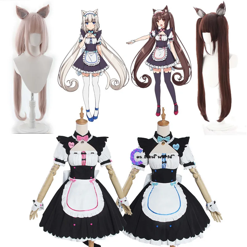 2020 новый аниме Nekopara Косплэй парики шоколад и ванили костюм Для женщин на новогоднюю тематику, раздел Nekopara костюм горничной комплект шоу на Хэллоуин юбка
2020 новый аниме Nekopara Косплэй парики шоколад и ванили костюм Для женщин на новогоднюю тематику, раздел Nekopara костюм горничной комплект шоу на Хэллоуин юбка