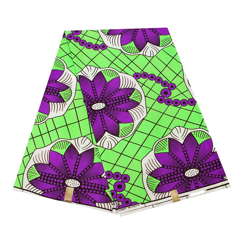 Pagne African Wax Fabric High Quality Polyester Colorful Print Ankara Fabric Green African Wax Printed For Women Dress
Pagne African Wax Fabric High Quality Polyester Colorful Print Ankara Fabric Green African Wax Printed For Women Dress