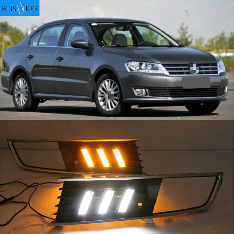 1 Pair For Volkswagen VW Lavida 2013 2014 with Yellow Trun Signal Light Blue Night Lamp LED DRL Daytime Running Light
1 Pair For Volkswagen VW Lavida 2013 2014 with Yellow Trun Signal Light Blue Night Lamp LED DRL Daytime Running Light