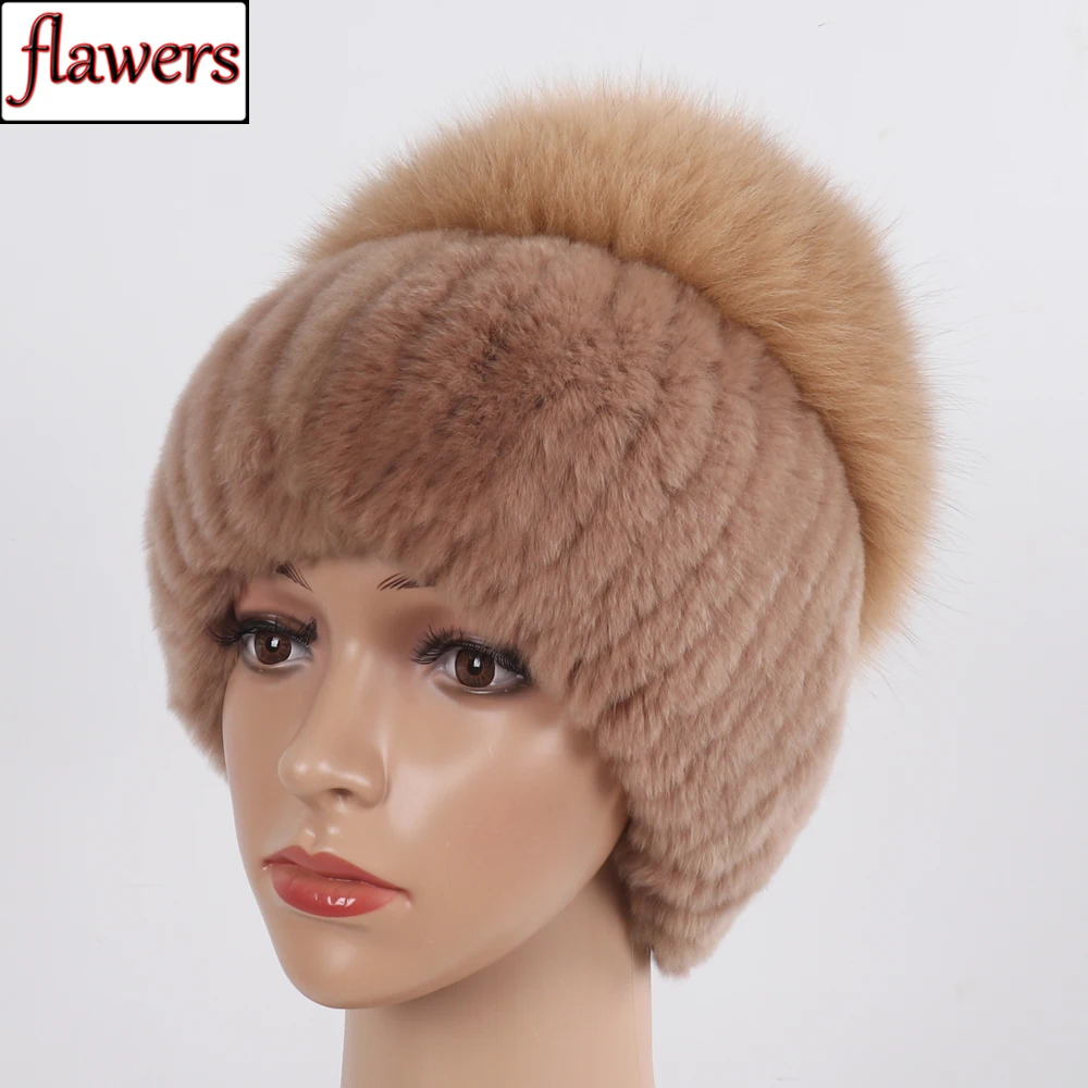 Hot Sale Lady Winter Real Rex Rabbit Fur Hats Women Warm Knitted 100% Genuine Rex Rabbit Fur Hat Top Natural Fox Fur Bomber Caps
Hot Sale Lady Winter Real Rex Rabbit Fur Hats Women Warm Knitted 100% Genuine Rex Rabbit Fur Hat Top Natural Fox Fur Bomber Caps
