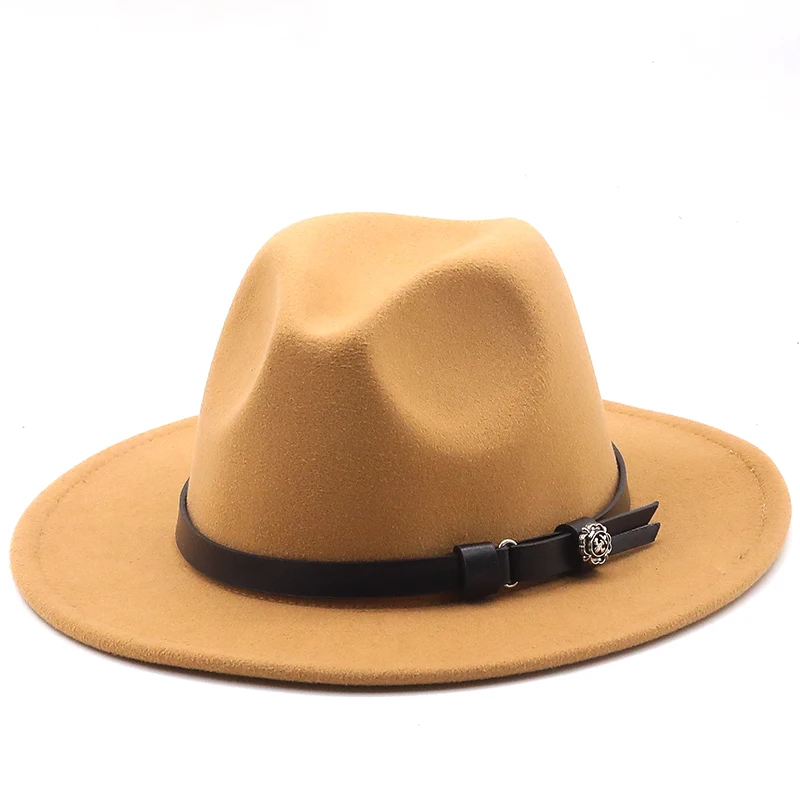 Новая женская и Мужская шерстяная шляпа Fedora с кожаной лентой, элегантная женская зимняя и осенняя Кепка с широкими полями, джазовая церковь, Панама, Sombrero
Новая женская и Мужская шерстяная шляпа Fedora с кожаной лентой, элегантная женская зимняя и осенняя Кепка с широкими полями, джазовая церковь, Панама, Sombrero