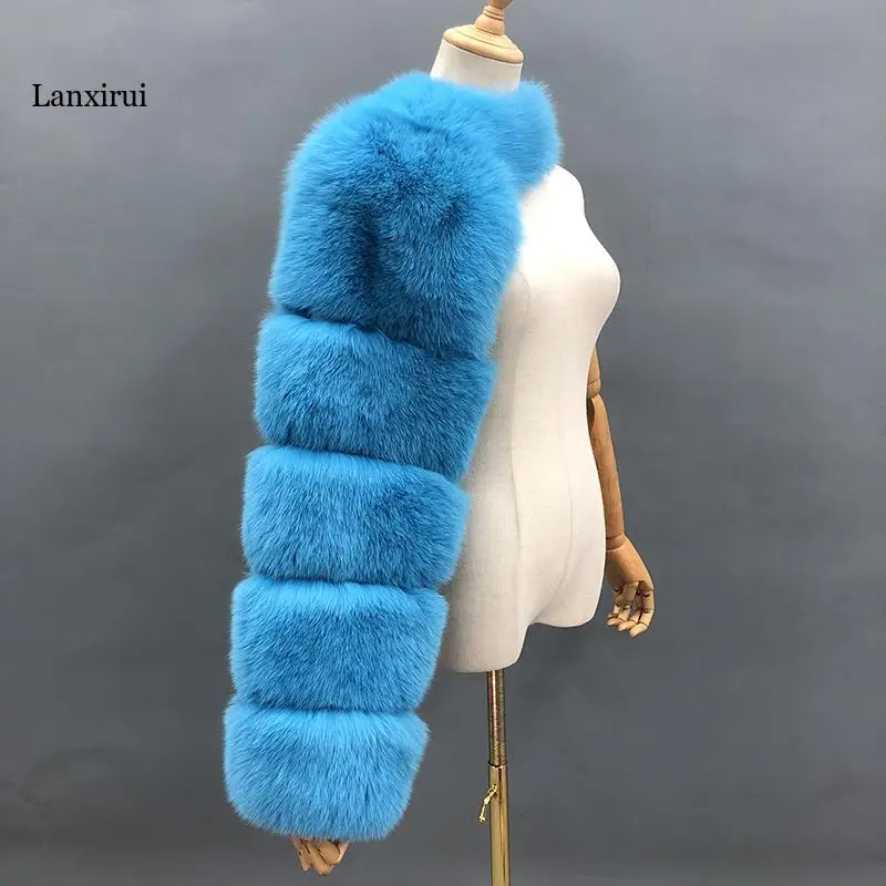 Fur Sleeve Women's Fashion Luxury Real Fox Fur Coat Single Sleeve New Fur Shawl Coat Coat Fox Fur Fashion Women's Clothing
Fur Sleeve Women's Fashion Luxury Real Fox Fur Coat Single Sleeve New Fur Shawl Coat Coat Fox Fur Fashion Women's Clothing
