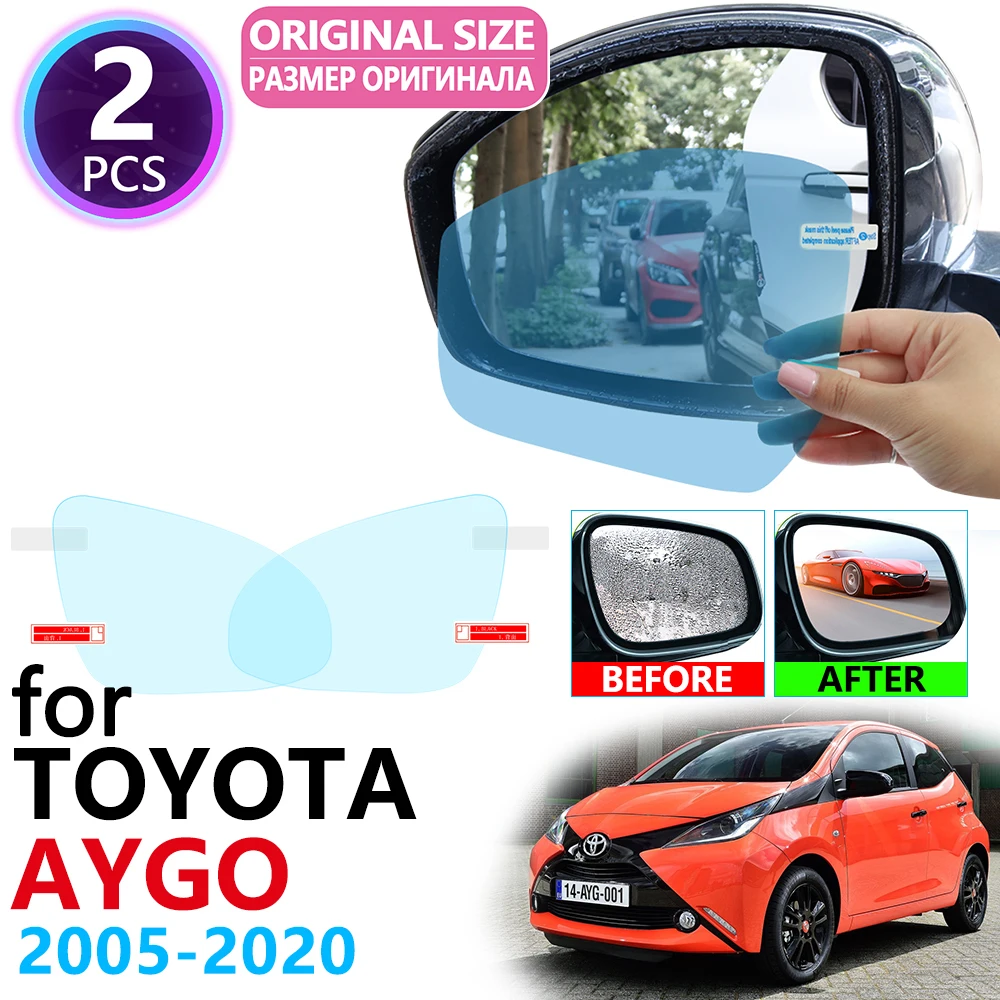 for Toyota Aygo 2005~2020 Full Cover Rearview Mirror Anti-Fog films Rainproof Anti Fog Film Car Accessories 2013 2015 2017 2018
for Toyota Aygo 2005~2020 Full Cover Rearview Mirror Anti-Fog films Rainproof Anti Fog Film Car Accessories 2013 2015 2017 2018