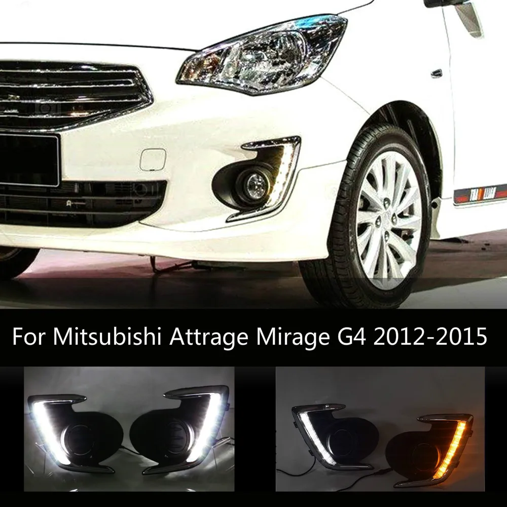 LED DRL Daylight Daytime Running Lights Front Fog Light Lamp for Mitsubishi Attrage Mirage G4 2012-2015
LED DRL Daylight Daytime Running Lights Front Fog Light Lamp for Mitsubishi Attrage Mirage G4 2012-2015