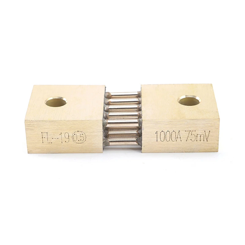 1pcs FL-19B Shunt 1000A 75mV Welding Machine Brass Resistor DC Shunts For Current Analogue Panel Meter
1pcs FL-19B Shunt 1000A 75mV Welding Machine Brass Resistor DC Shunts For Current Analogue Panel Meter