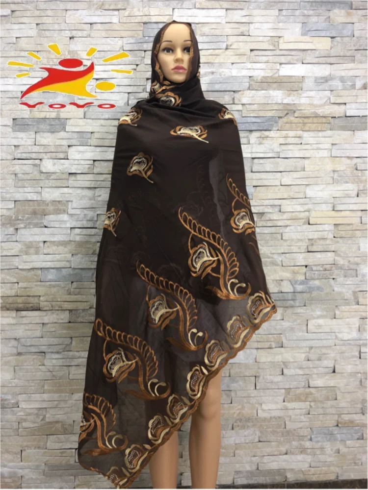 2021 African Women Cotton Scarf Comfortable Soft Embroidered Muslim Scarf For Shawls Wraps Lslamic Abaya Hijabs HB099
2021 African Women Cotton Scarf Comfortable Soft Embroidered Muslim Scarf For Shawls Wraps Lslamic Abaya Hijabs HB099