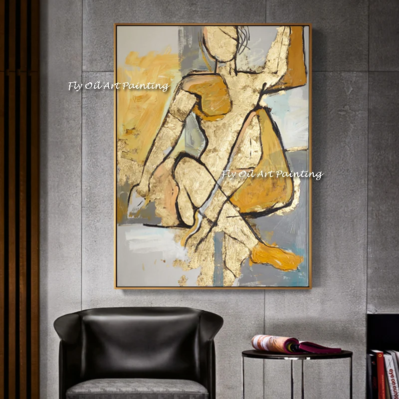 Large Size Woman Drawing Art Canvas 100% Handmade Art Painting Abstract Female Nude Figure Woman Body Nordic for Home Decor
Large Size Woman Drawing Art Canvas 100% Handmade Art Painting Abstract Female Nude Figure Woman Body Nordic for Home Decor
