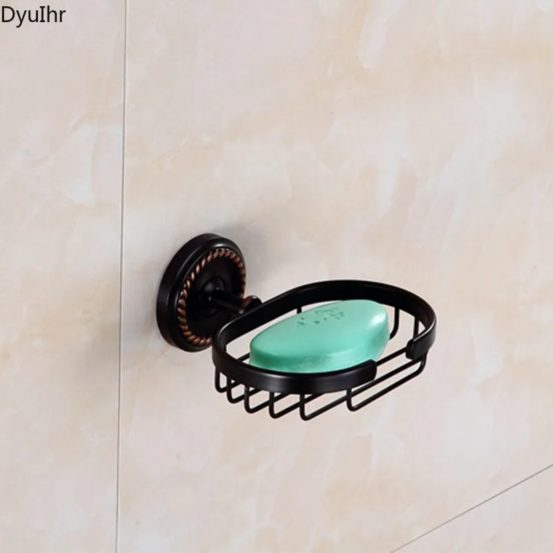 DyuIhr European-style simple bathroom black bronze oval soap dish wall-mounted soap rack soap net bathroom accessories
DyuIhr European-style simple bathroom black bronze oval soap dish wall-mounted soap rack soap net bathroom accessories