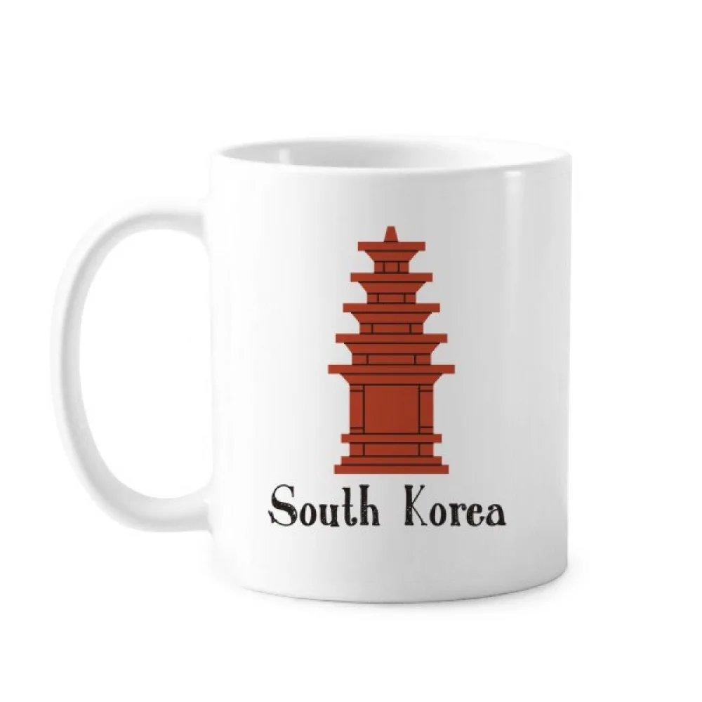 South Korea The Red Brick Tower Classic Mug White Pottery Ceramic Cup Gift With Handles 350 ml
South Korea The Red Brick Tower Classic Mug White Pottery Ceramic Cup Gift With Handles 350 ml