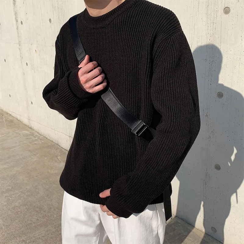 Autumn and winter round neck pullover sweater all-match Korean loose men's pure color casual quality fashion simple sweater men
Autumn and winter round neck pullover sweater all-match Korean loose men's pure color casual quality fashion simple sweater men