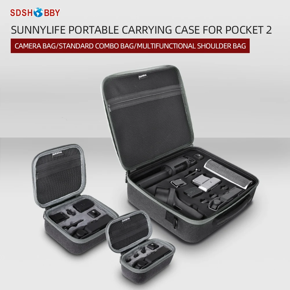 Sunnylife Carrying Case Portable Protective Combo Bag Shoulder Bag for POCKET 2 Handheld Gimbal Camera
Sunnylife Carrying Case Portable Protective Combo Bag Shoulder Bag for POCKET 2 Handheld Gimbal Camera