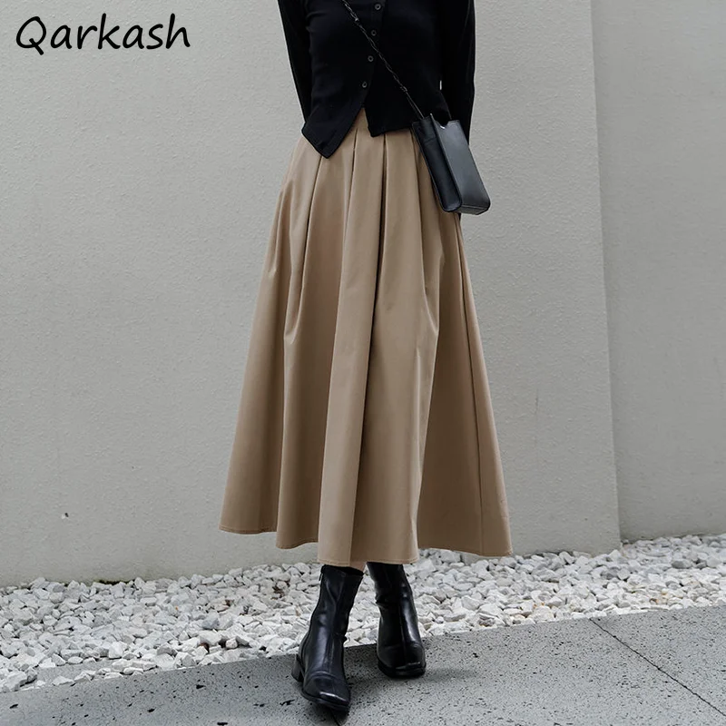 Skirts Women Temperament Pleated Spring Autumn 2021 New Korean Version Vintage High Waist All-match Faldas Mujer Elegant Trendy
Skirts Women Temperament Pleated Spring Autumn 2021 New Korean Version Vintage High Waist All-match Faldas Mujer Elegant Trendy