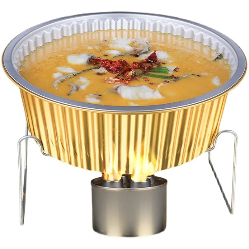 10pcs Net red golden tin box thickened barbecue tray round aluminum foil box disposable food container dessert box packaging
10pcs Net red golden tin box thickened barbecue tray round aluminum foil box disposable food container dessert box packaging