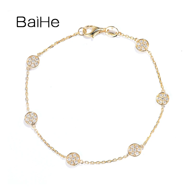 BAIHE Solid 18K Yellow Gold H/SI Natural Diamond Bracelet Women Men Trendy Wedding Engagement Fine Jewelry Making ダイヤモンドブレスレット
BAIHE Solid 18K Yellow Gold H/SI Natural Diamond Bracelet Women Men Trendy Wedding Engagement Fine Jewelry Making ダイヤモンドブレスレット