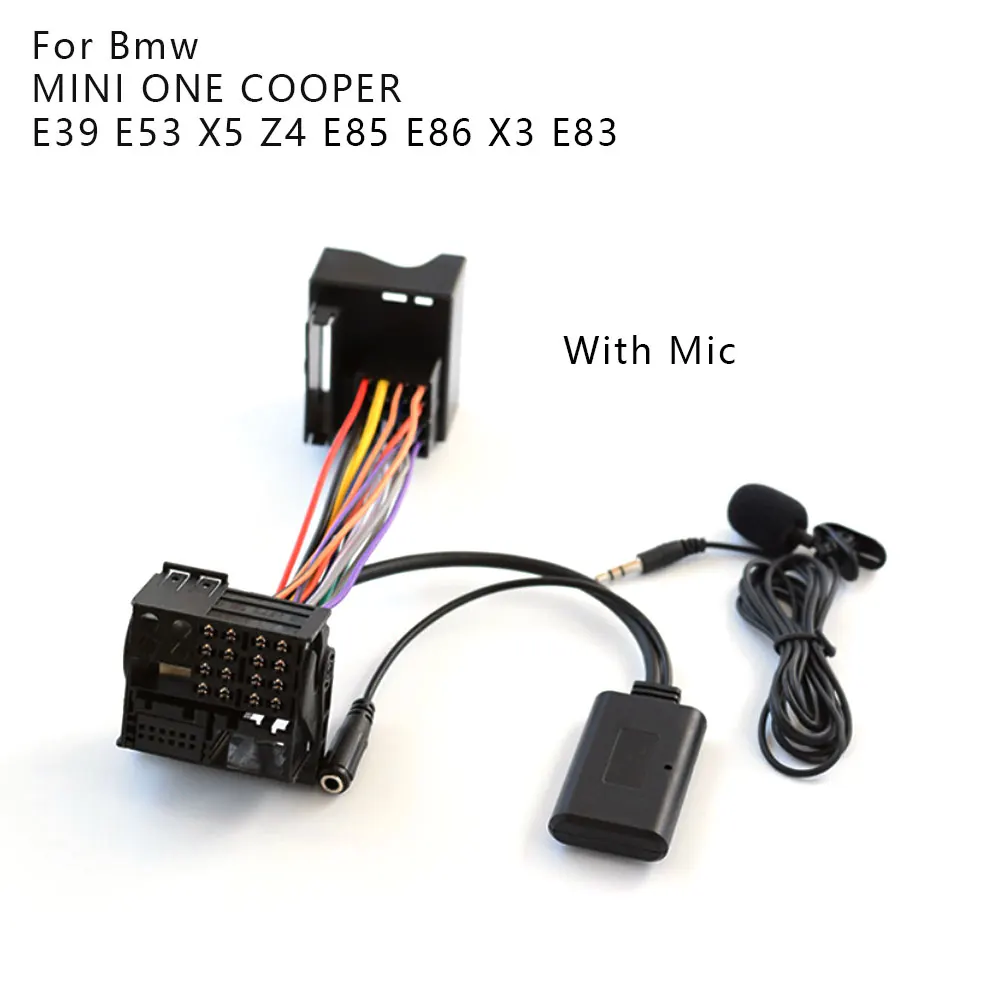 Автомобильный Bluetooth модуль AUX адаптер для BMW MINIONE COOPER E39 E53 X5 Z4 E85 E86 X3 E83 Неразрушающий Разъем для установки + микрофон
Автомобильный Bluetooth модуль AUX адаптер для BMW MINIONE COOPER E39 E53 X5 Z4 E85 E86 X3 E83 Неразрушающий Разъем для установки + микрофон