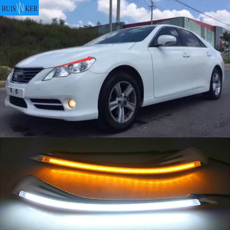 1Pair DRL For Toyota MARK X REIZ 2010-2012 LED DRL Daytime Running Light With Turn Signal Fog Lamp
1Pair DRL For Toyota MARK X REIZ 2010-2012 LED DRL Daytime Running Light With Turn Signal Fog Lamp