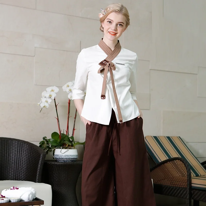 Spa Uniforms Women Workwear Beauty & Health Clothing Beautician Scrubs Work Clothes Beauty Salon Tattoo Artist Uniform DD2711
Spa Uniforms Women Workwear Beauty & Health Clothing Beautician Scrubs Work Clothes Beauty Salon Tattoo Artist Uniform DD2711