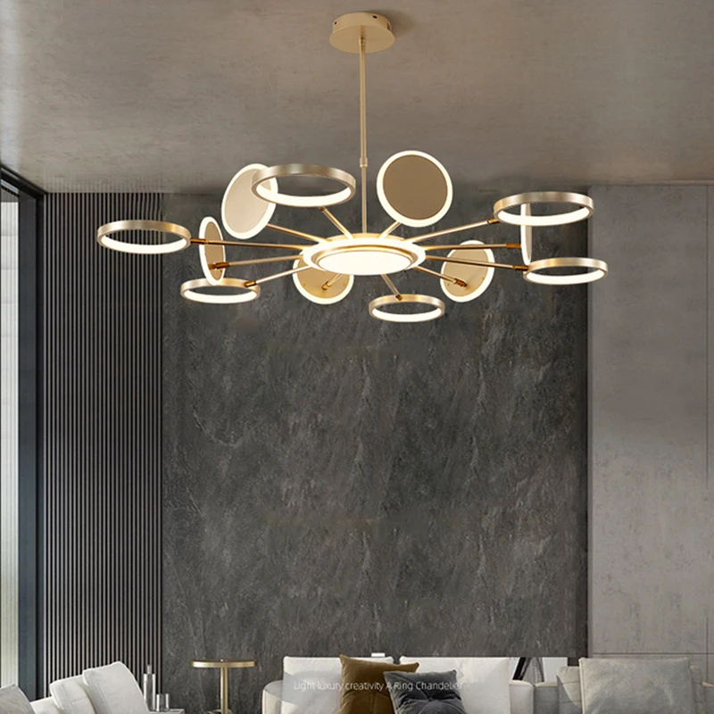 Luxury LED Chandelier Home Fixture Modern Luster Living Room Bedroom Kitchern Home Chandelier Black Gold Indoor Lighting Lamps
Luxury LED Chandelier Home Fixture Modern Luster Living Room Bedroom Kitchern Home Chandelier Black Gold Indoor Lighting Lamps