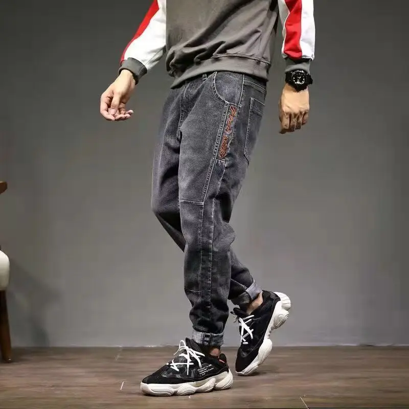 Spring Autumn Baggy Men's Cargo Jeans Fashion Harlan Cotton Streetwear Harajuku Pants Middle Waist Trousers Male M-4XL Y773
Spring Autumn Baggy Men's Cargo Jeans Fashion Harlan Cotton Streetwear Harajuku Pants Middle Waist Trousers Male M-4XL Y773