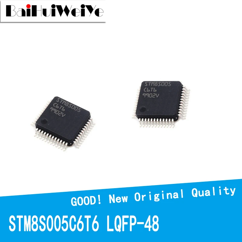 5Pcs/Lot STM8S005C6T6 STM8S005 8S005C6T6 LQFP48 LQFP-48 SMD New Original Good Quality
5Pcs/Lot STM8S005C6T6 STM8S005 8S005C6T6 LQFP48 LQFP-48 SMD New Original Good Quality