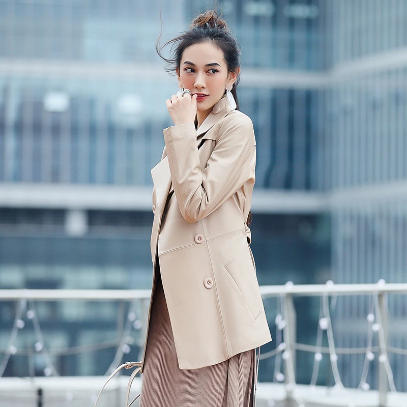 Leather Genuine Jacket Autumn Jacket Women Real Sheepskin Coat Female Long Korean Jackets for Women Clothes 2020 MY3873 s
Leather Genuine Jacket Autumn Jacket Women Real Sheepskin Coat Female Long Korean Jackets for Women Clothes 2020 MY3873 s