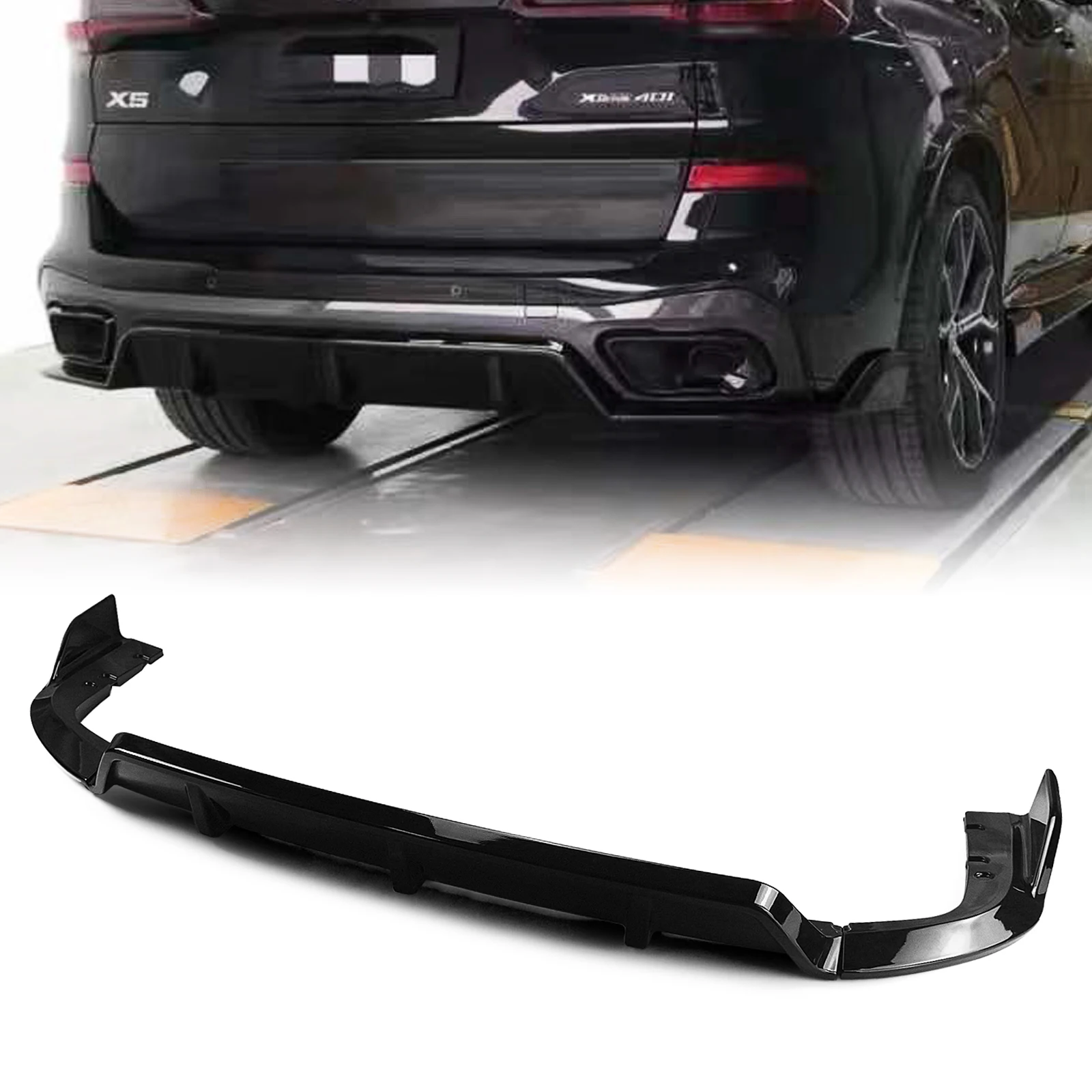 Rear Bumper Diffuser Lip For BMW G05 X5 LCI M Sport 2019 2020 2021 2022-2025 Gloss Black/Carbon Fiber Look Lower Bracket Spoiler
Rear Bumper Diffuser Lip For BMW G05 X5 LCI M Sport 2019 2020 2021 2022-2025 Gloss Black/Carbon Fiber Look Lower Bracket Spoiler