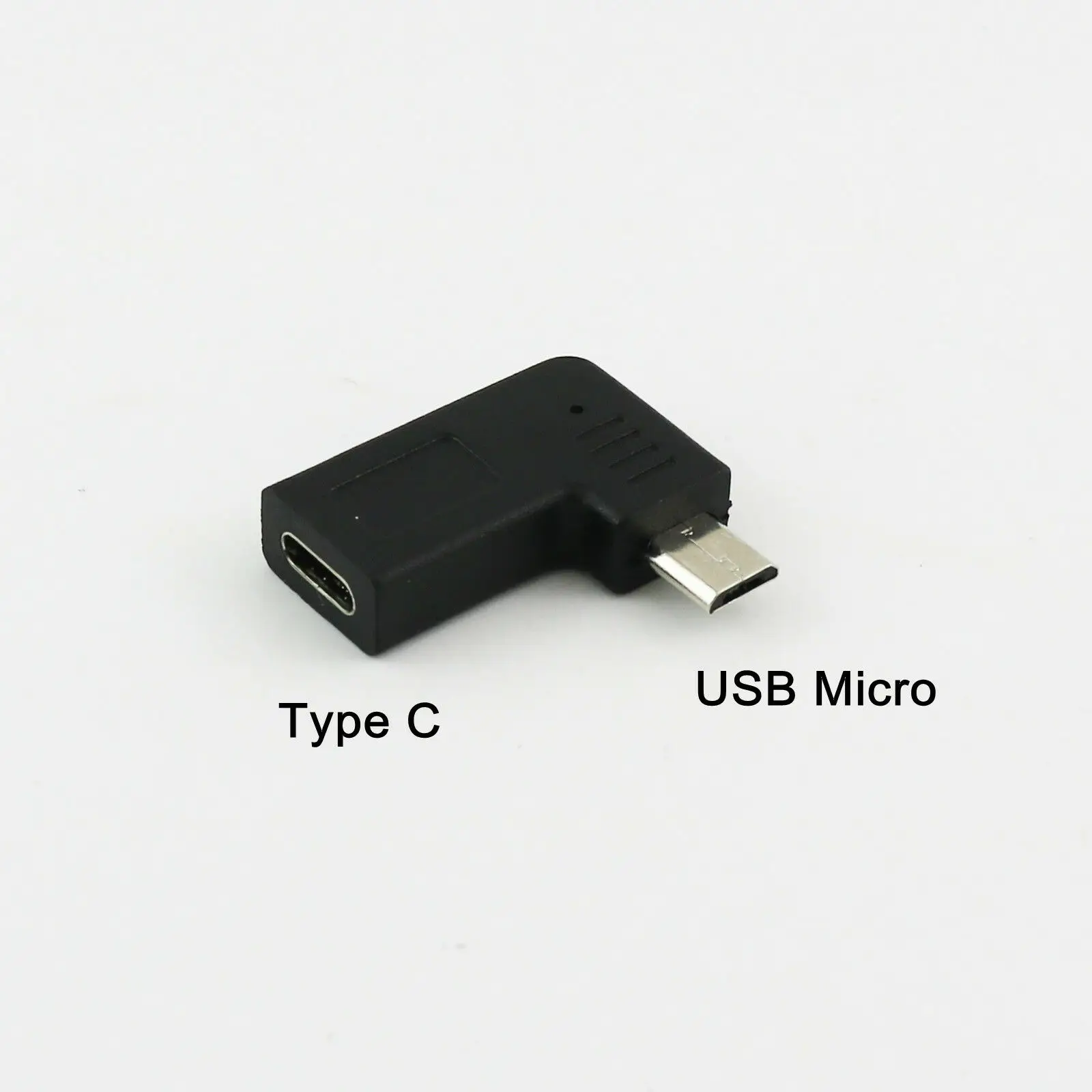 10pcs USB-C Type C 3.1 Female to Micro USB 2.0 5 Pin Male Left Angle Data Sync Adapter
10pcs USB-C Type C 3.1 Female to Micro USB 2.0 5 Pin Male Left Angle Data Sync Adapter