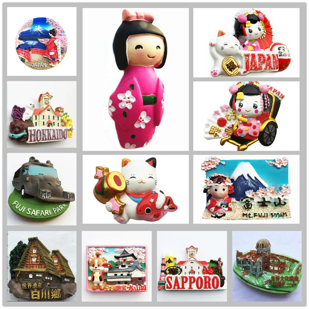 Asia Japan 3D Fridge Magnets Tourist Souvenir Decoration Articles Handicraft Magnetic Refrigerator Collection Gifts
Asia Japan 3D Fridge Magnets Tourist Souvenir Decoration Articles Handicraft Magnetic Refrigerator Collection Gifts
