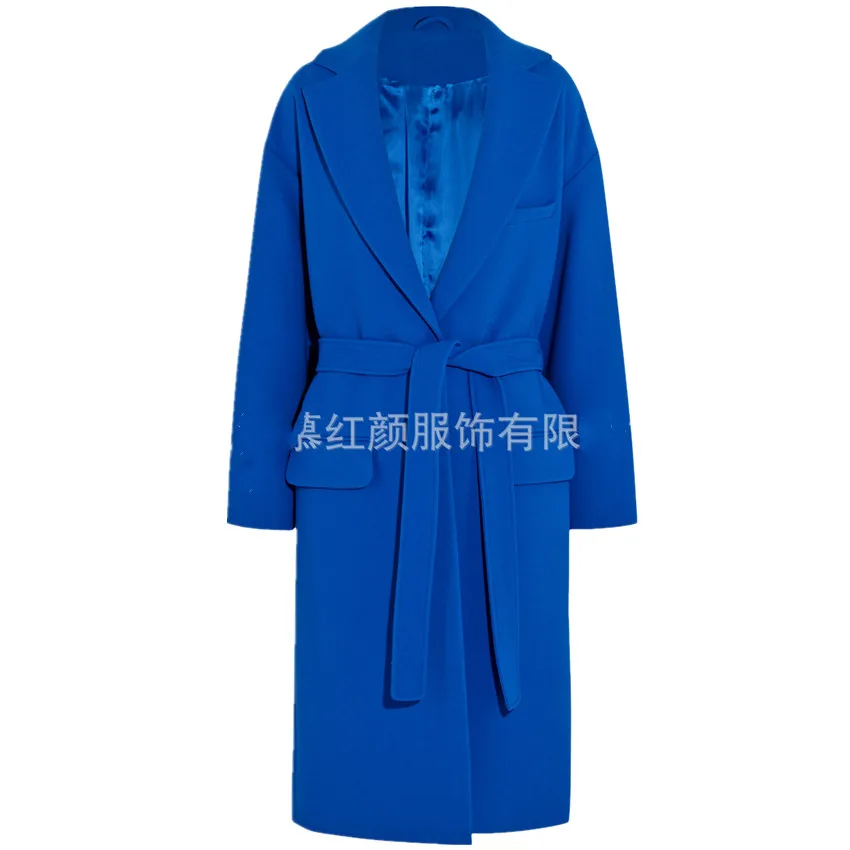 Wool Coat Overcoat Women Long Warm Woolen Autumn New Solid Wool coat Temperament Belted
Wool Coat Overcoat Women Long Warm Woolen Autumn New Solid Wool coat Temperament Belted