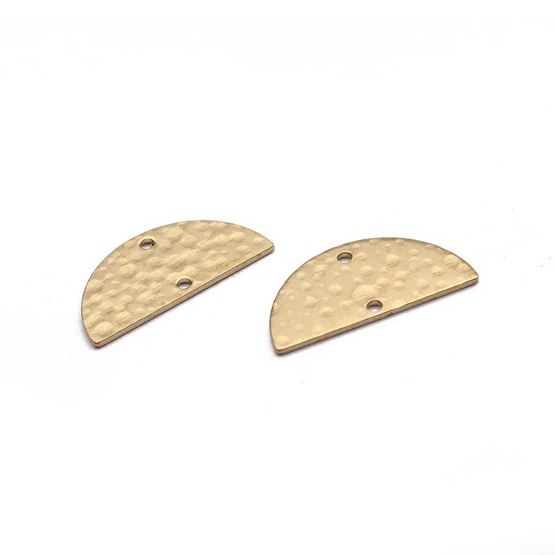 20pcs/lot Brass Hammered Half Round Charms Semicircle Connector For DIY Earrings Bracelet Jewelry Findings Making Accessories
20pcs/lot Brass Hammered Half Round Charms Semicircle Connector For DIY Earrings Bracelet Jewelry Findings Making Accessories