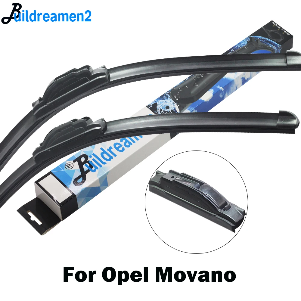 Buildreamen2 2 Pieces Car Wiper Blade Rubber Front Windscreen Wiper Accessories For Opel Movano Fit Hook Arms 2001-2016
Buildreamen2 2 Pieces Car Wiper Blade Rubber Front Windscreen Wiper Accessories For Opel Movano Fit Hook Arms 2001-2016