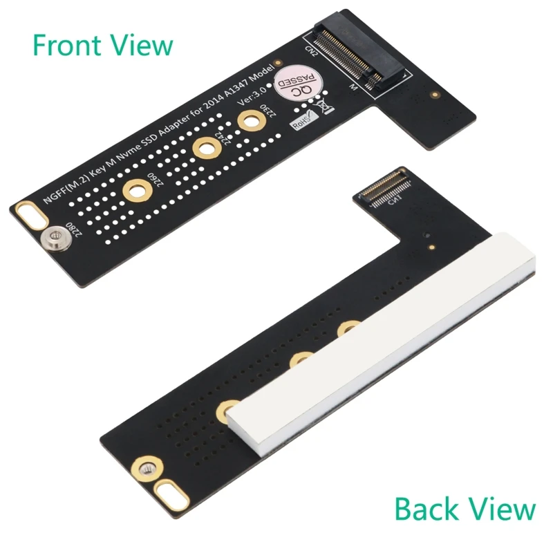 Upgrade M.2 M-Key NVME to A1347 SSD Converter Card Adapter For MEGEN2 MEGEM2 NVME SSD
Upgrade M.2 M-Key NVME to A1347 SSD Converter Card Adapter For MEGEN2 MEGEM2 NVME SSD