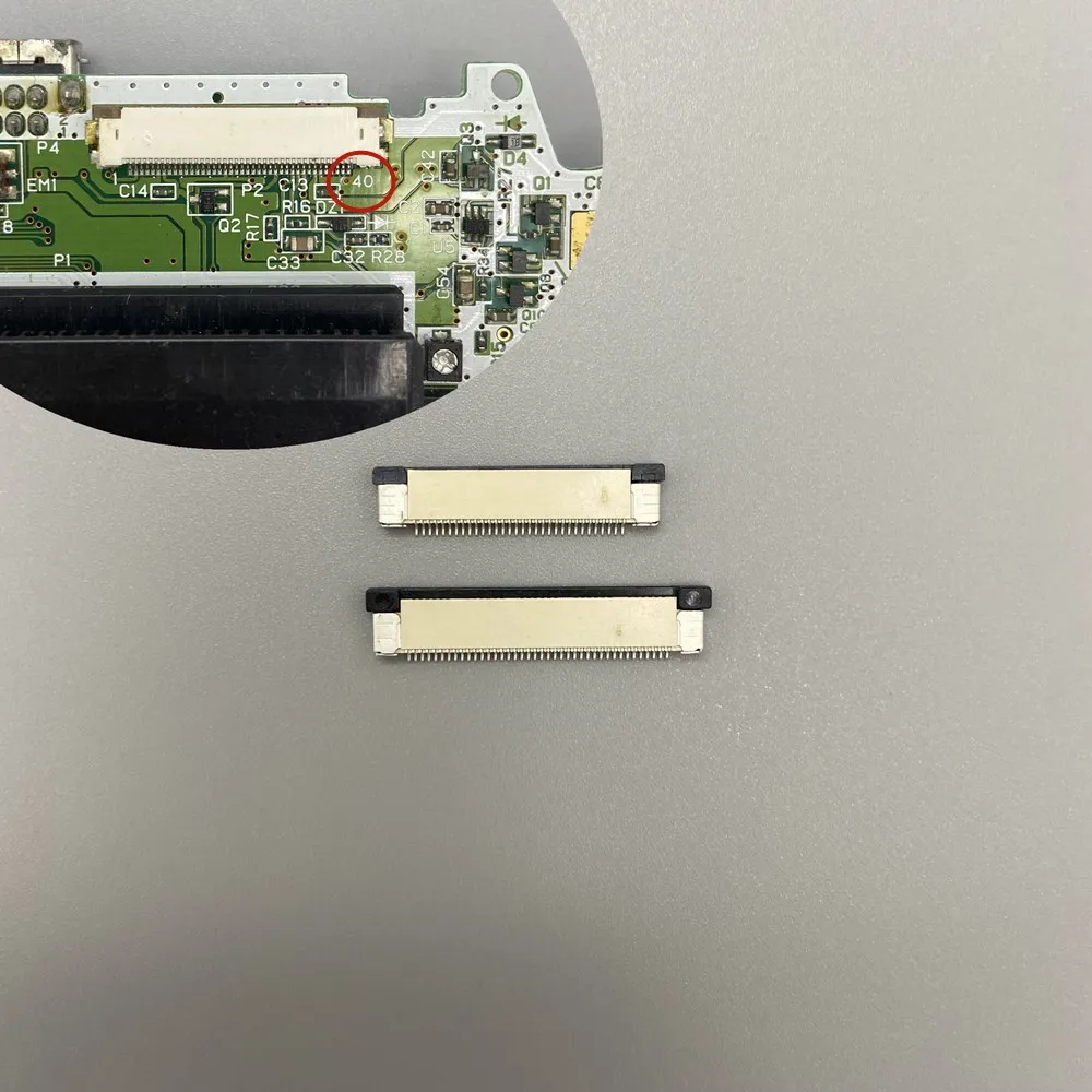 100 pcs a lot Ribbon cable Connector Socket 32Pin 40Pin for GBP/ GBC/ GBA /GBA-SP LCD display Screen Jack console Repair parts
100 pcs a lot Ribbon cable Connector Socket 32Pin 40Pin for GBP/ GBC/ GBA /GBA-SP LCD display Screen Jack console Repair parts